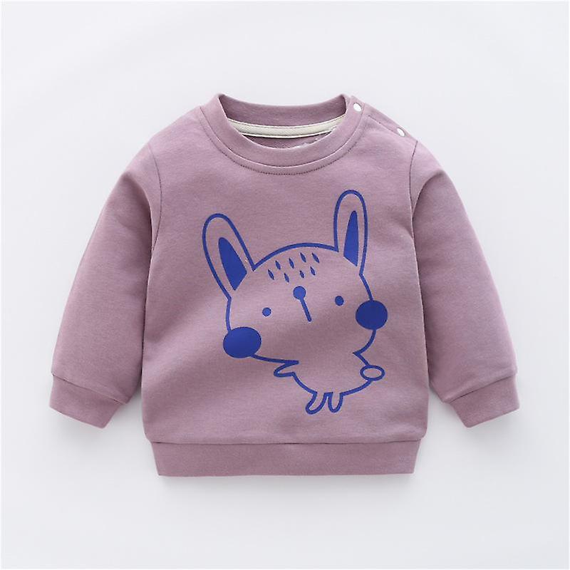 Slowmoose Cotton Suit Hoodie Top For Newborn / Purple 3T