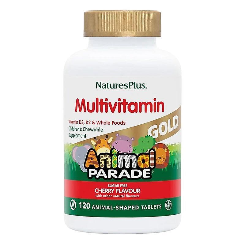 Nature's Plus Animal Parade Gold Chewable Multi Cherry Flavour 120 (29932)