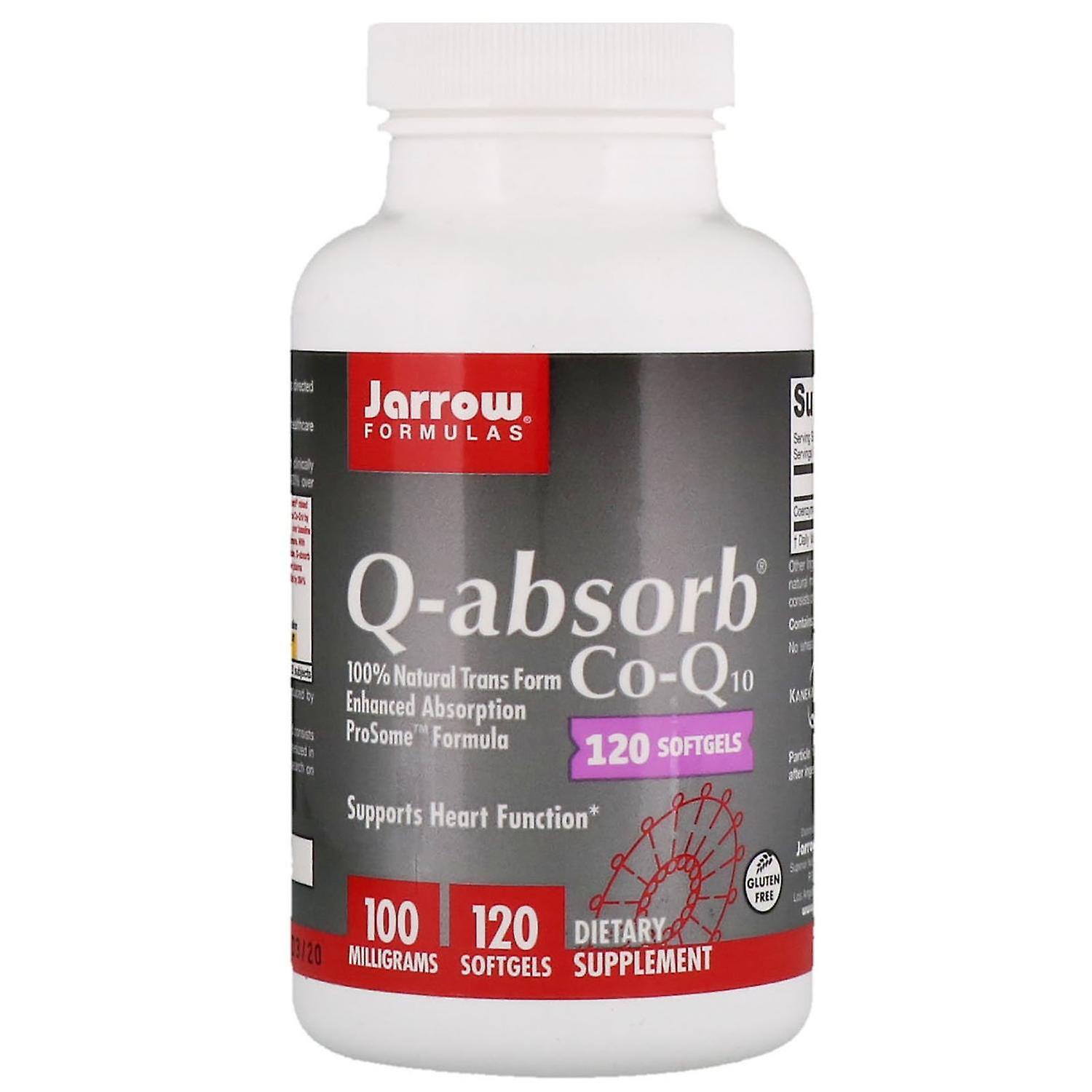 Jarrow Formulas, Q-absorb Co-Q10, 100 mg, 120 Softgels