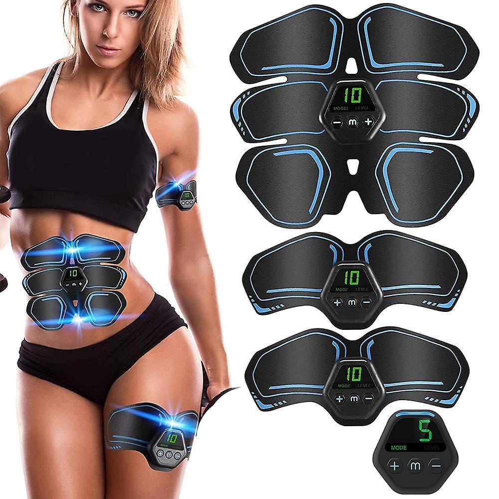 Ciuu Muscle Toner Abdominal Toning Belt ABS Toner Body Muscle Trainer Wireless Portable Unisex Fitness Training Gear for Abdomen/Arm/Leg Training H...