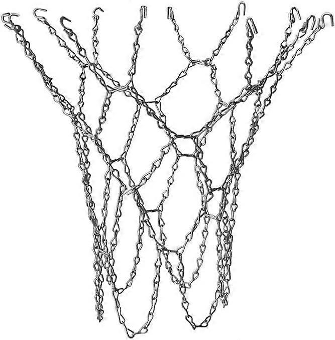 Ersam Heavy Duty Basketball Replacement Chain Net Steel Chain Basketball Net Standard Galvanized