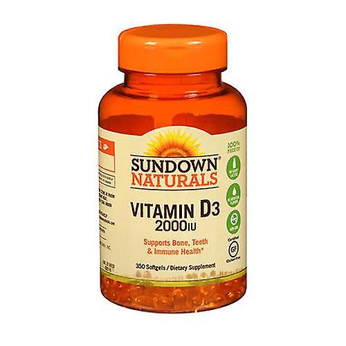 Sundown Naturals Vitamin D3,2000 IU ,350 Softgels (Pack Of 1)