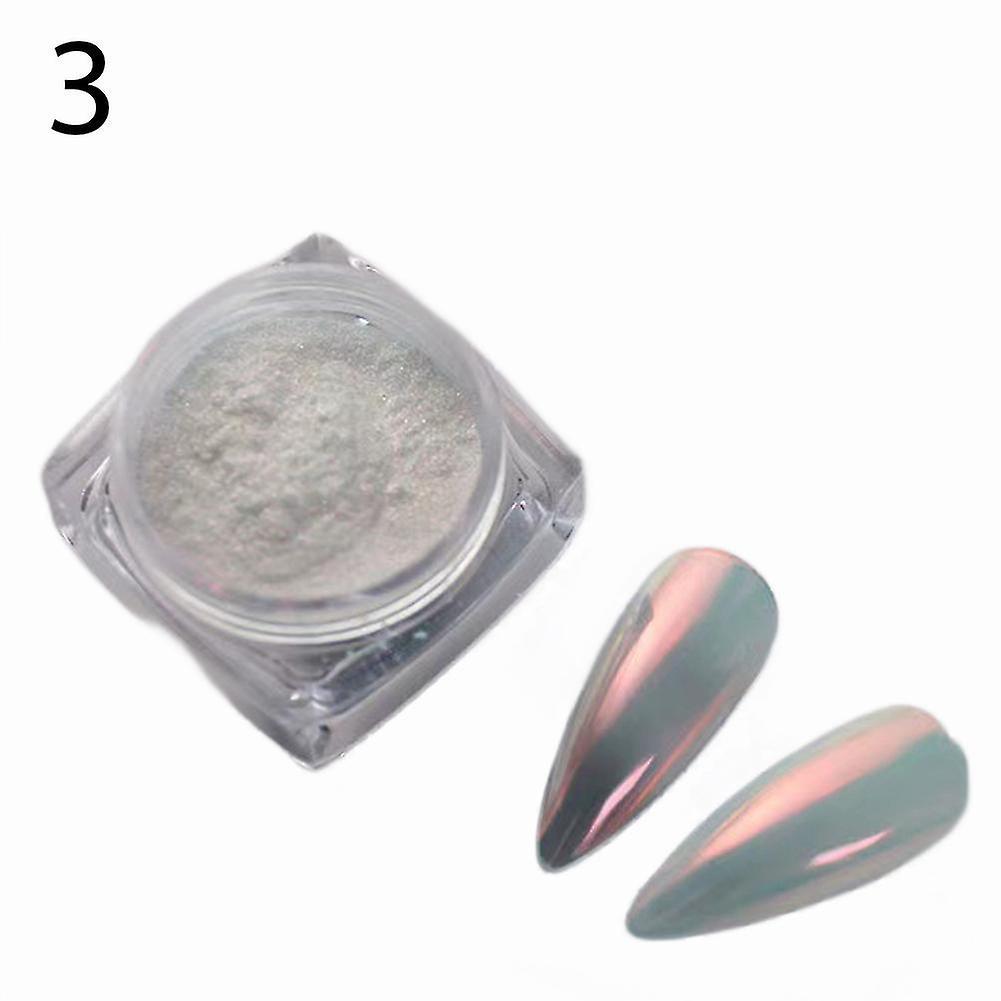 Cloud Xiang Auroras Chrome Powder Nail Glitter Powder Chrome Nails Mirror Effect Dust Mirror Holographic Pigments 3