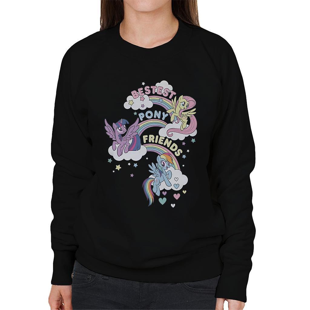 My Little Pony Bestest Pony Friends Women's Sweatshirt Black Medium