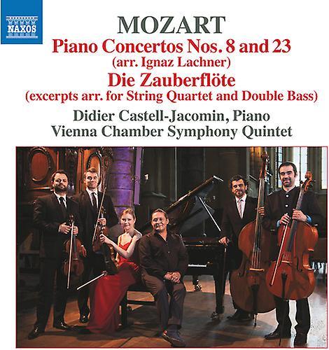 Naxos Mozart / Castell-Jacomin - Piano Concertos 8 & 23 / Die Zauberflote  [COMPACT DISCS] USA import