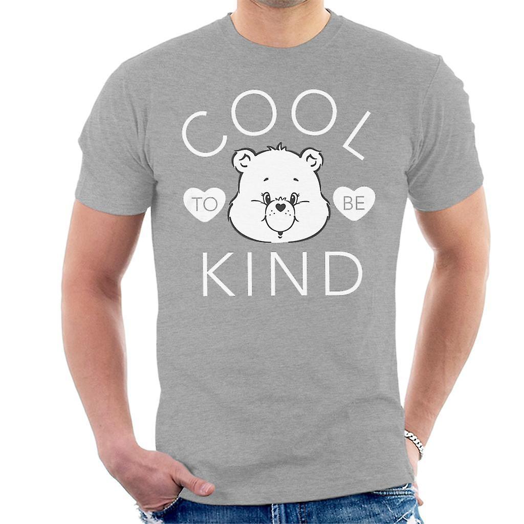 Care Bears Tenderheart Bear Cool To Be Kind Men's T-Shirt Heather Grey Large