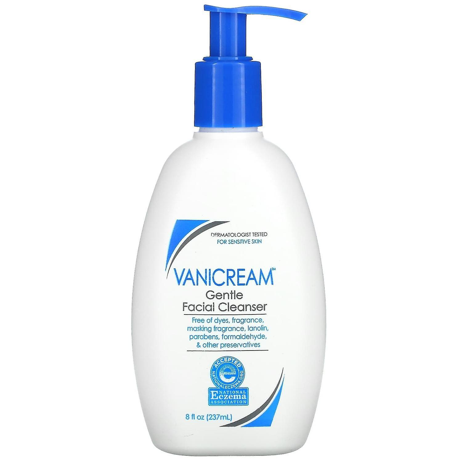 Vanicream, Gentle Facial Cleanser, For Sensitive Skin, Fragrance Free, 8 Fl Oz (237 ml)