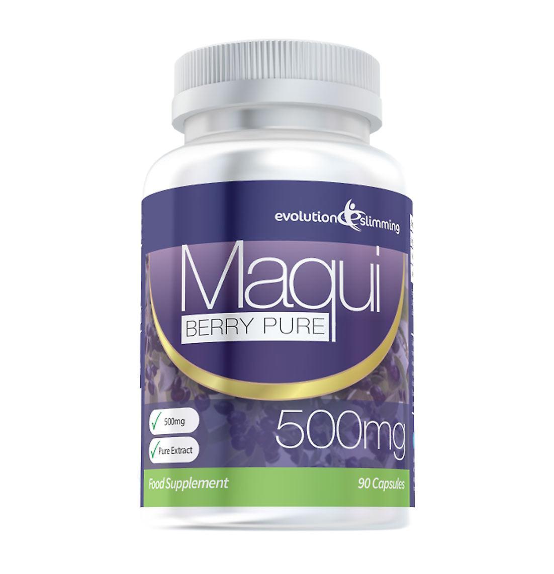 Maqui Berry Antioxidant Supplement 500mg Capsules - 90 Capsules - Antioxidant - Evolution Slimming