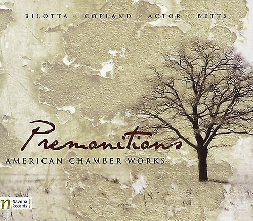 Navona Copland / Boston String Quartet / Valenzuela - Premonitions: American Chamber Works  [COMPACT DISCS] USA import