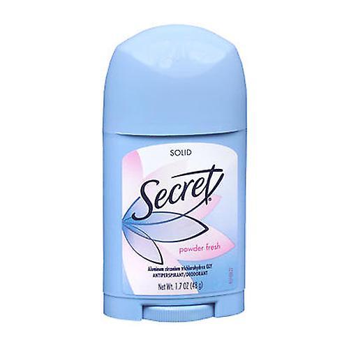 Secret  Anti-Perspirant Deodorant Wide Solid, Powder Fresh 1.7 oz (Pack of 1)