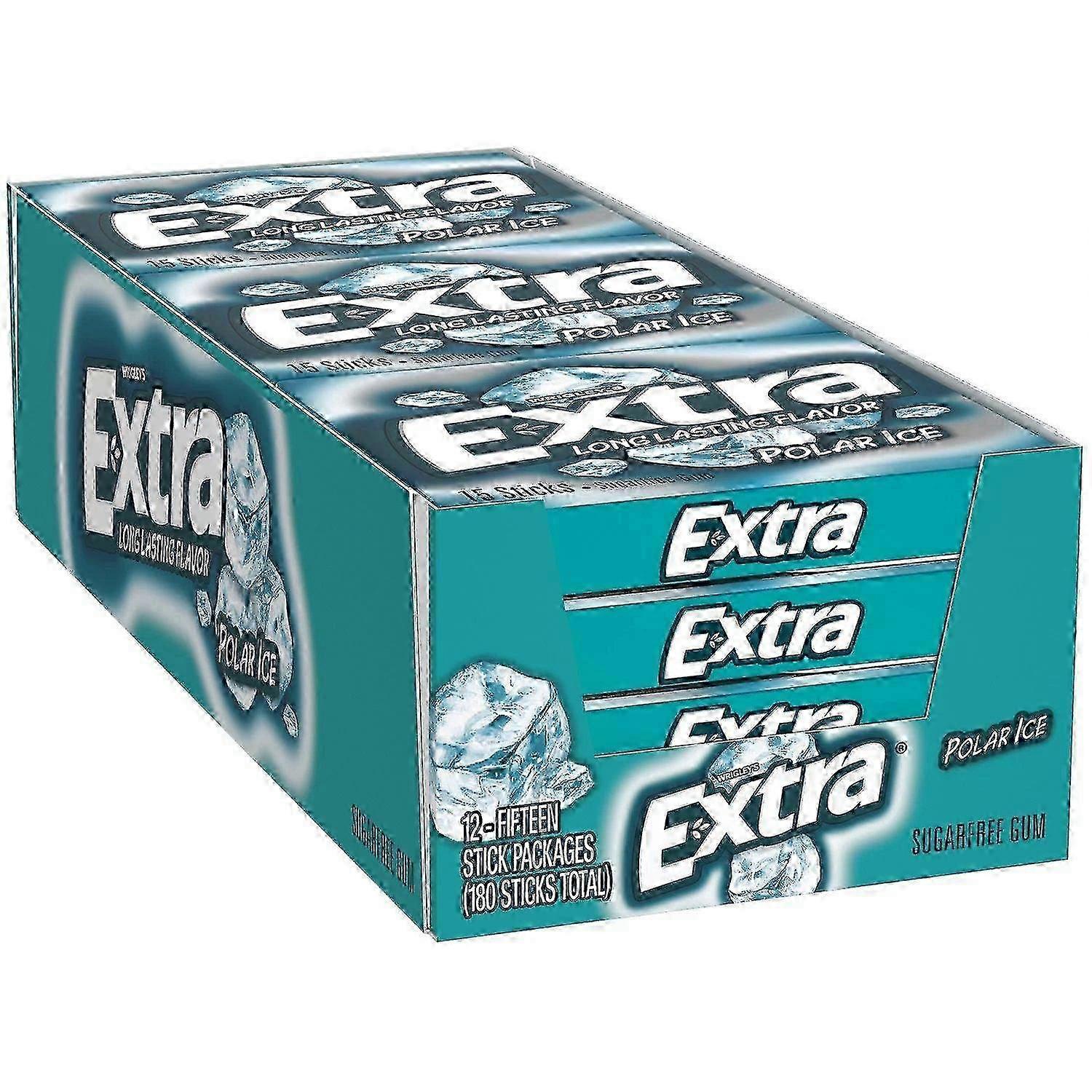 Extra Sugar-free Gum Packs, 12 Ea