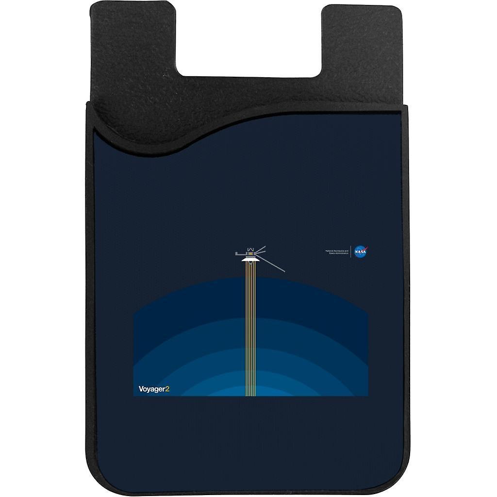 NASA Voyager2 Transmission Phone Card Holder Navy Blue 5.5cm x 8.5cm