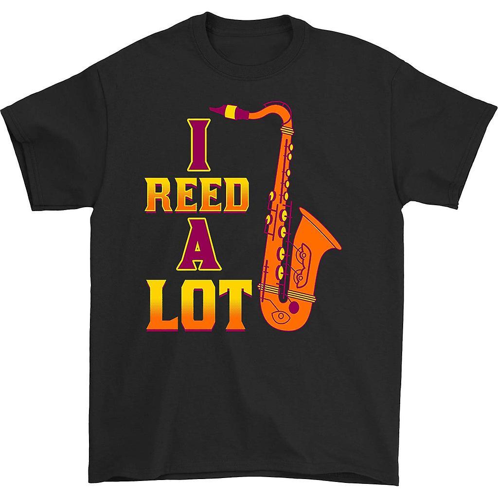 HISHARK I reed a lot t-shirt black M