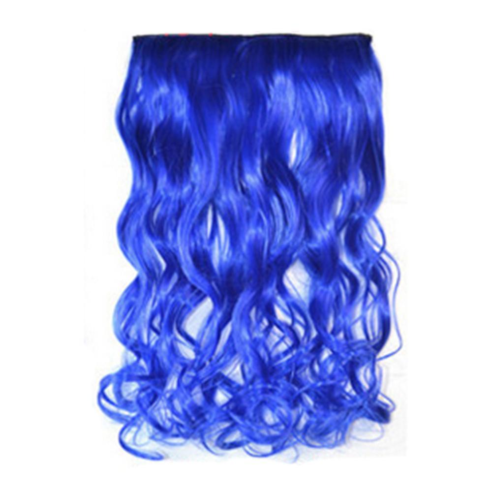 Chengyan Colorful Gradient Ramp Cosplay Hair Extension Wig 7