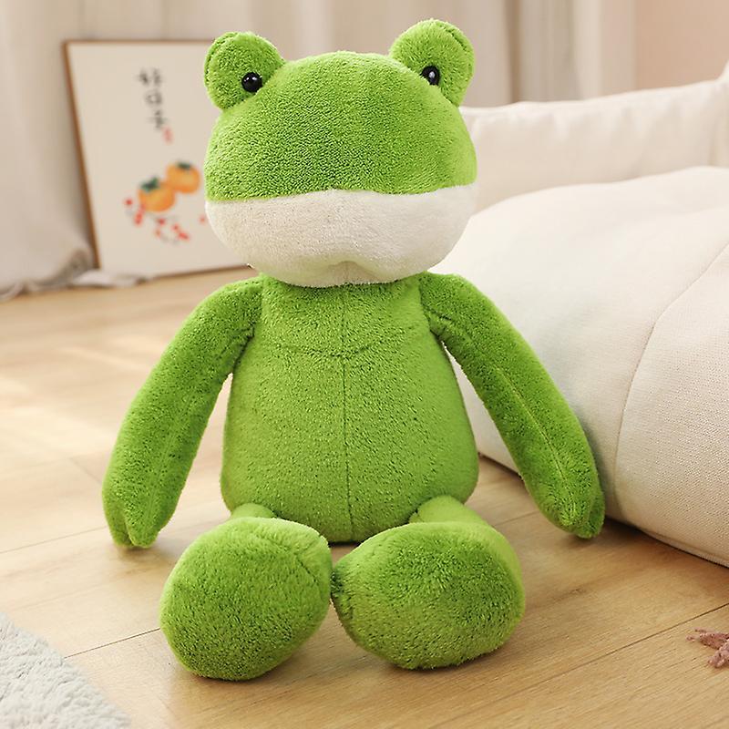 Yosicl 40/65/85cm Cartoon Forest Animals Plush Toys Stuffed Long Legs Frog Duck Elephant Panda Doll For Kids Toy Birthday Xmas Gift 40cm