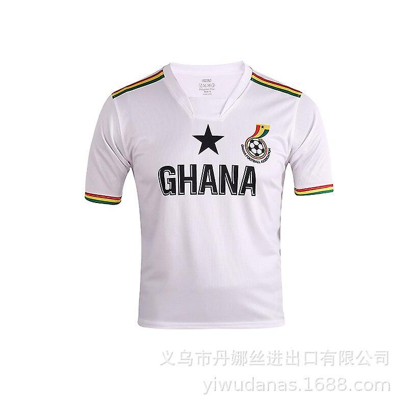 Sztlv 2023 Fashion Football Soccer Men Short Sleeve Country Flag Printed Fans Cheer Tshirt Breathable Oversized Jersey Shirt Tee Ghana M