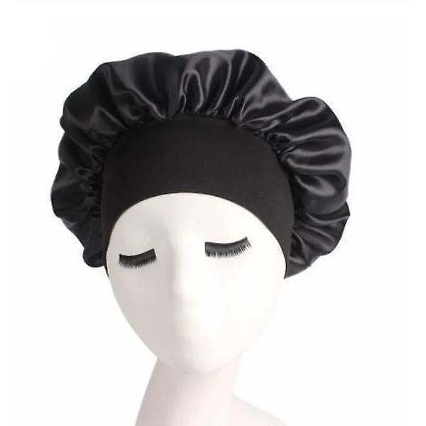 Best Trade Sleeping cap protects hair night cap Hair care cap Women Black