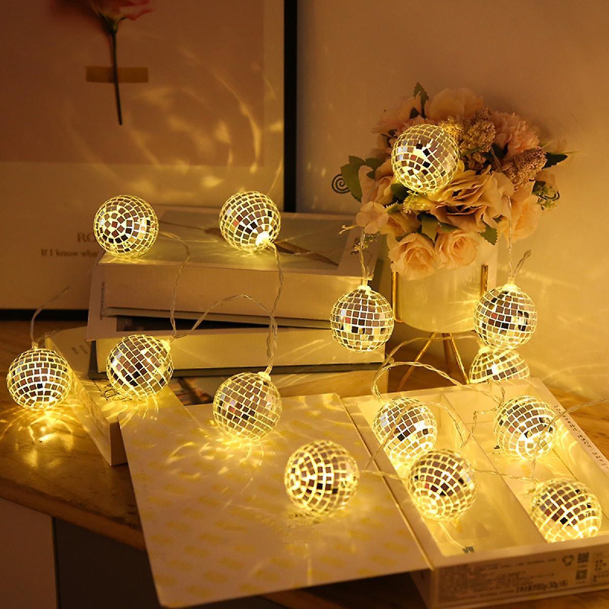 Jusch 40 Pieces Mirror Ball Disco Party Decoration