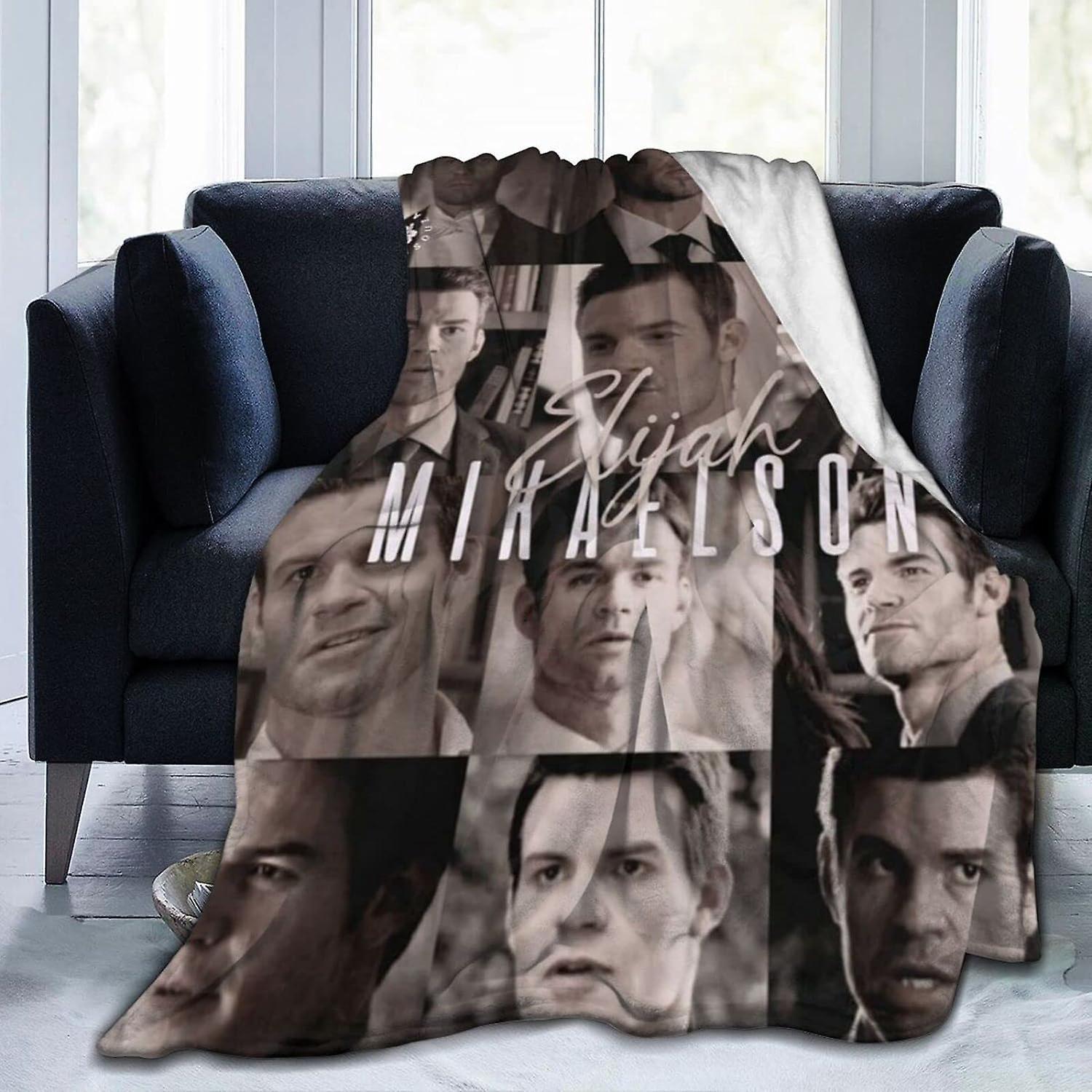 Kerota Cozy Plush Elijah Throw Blanket Mikaelson Ultra Soft Micro Flannel Blankets Warm Comfortable Versatile Blanket for Sofa and Travel ABD6901 5...