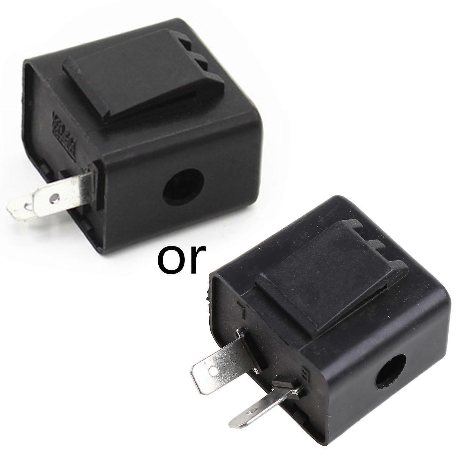 Unbrand Turn Signal Flasher Relay 12V 48V 60V 2 Pin Blinker Turn Signal Relay Buzzer