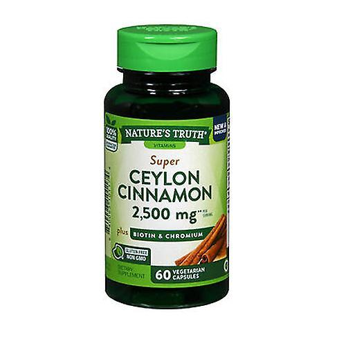 Sundance Nature's Truth Super Cinnamon Plus Biotin & Chromium Quick Release Capsules, 60 Caps (Pack of 1)