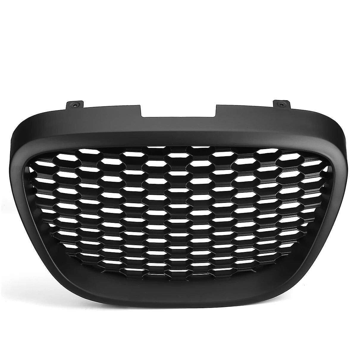 Scitoo Front Hood Grill For SEAT LEON MK2 1P1 2006-2009 Black Front Honeycomb Grill Mesh Badgeless Sport Racing Grills Matte Black