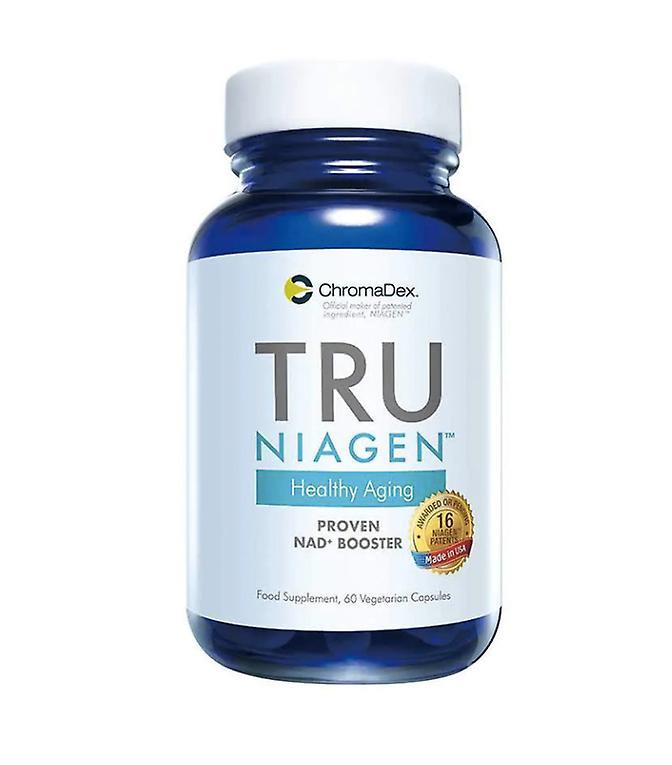 TRU NIAGEN (60 Count (Pack of 1)) Nicotinamide Riboside NAD+ 60 Count 200mg NIAGEN