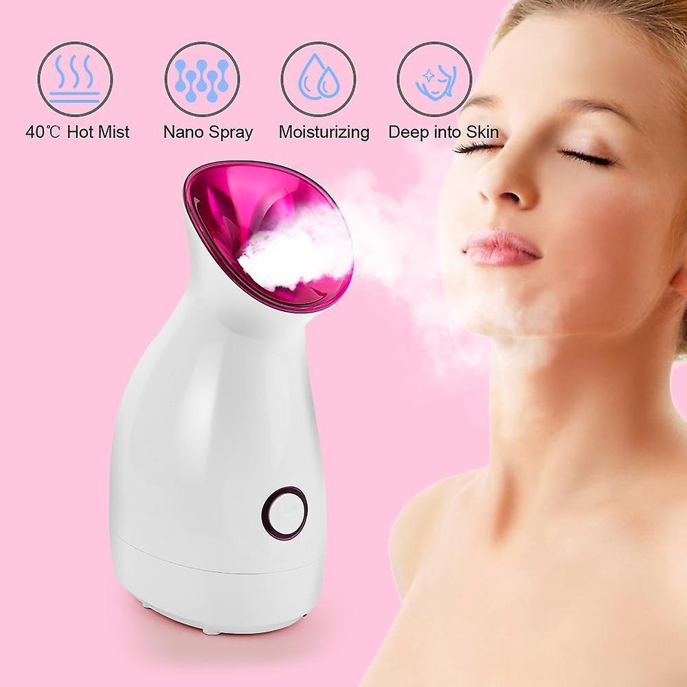 Slowmoose Facial Steamer Nano Ionic Humidifier Moisturizing Cleaning Pores Clearing UK plug type