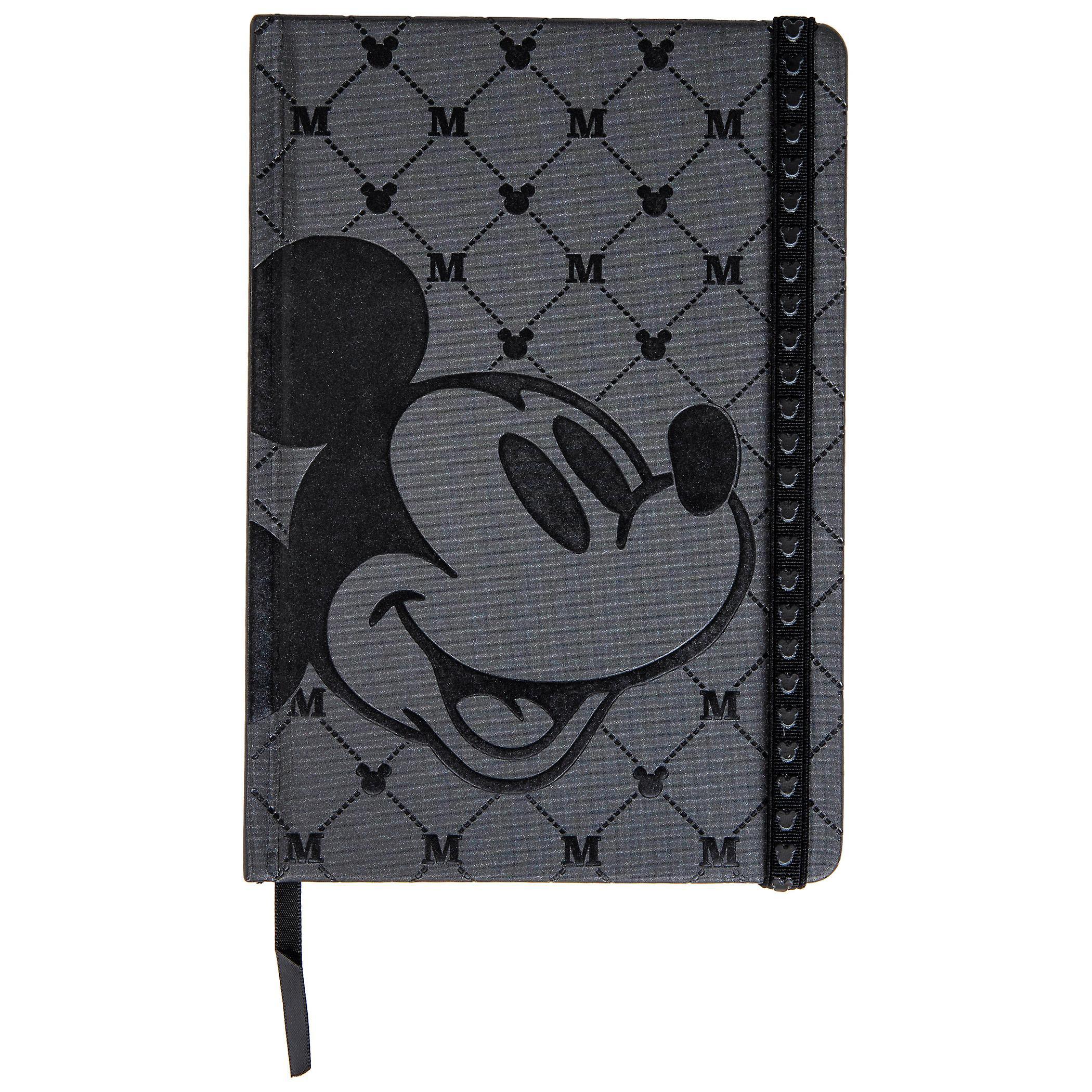 Cartoons Disney Mickey Mouse Head Deluxe Journal Black