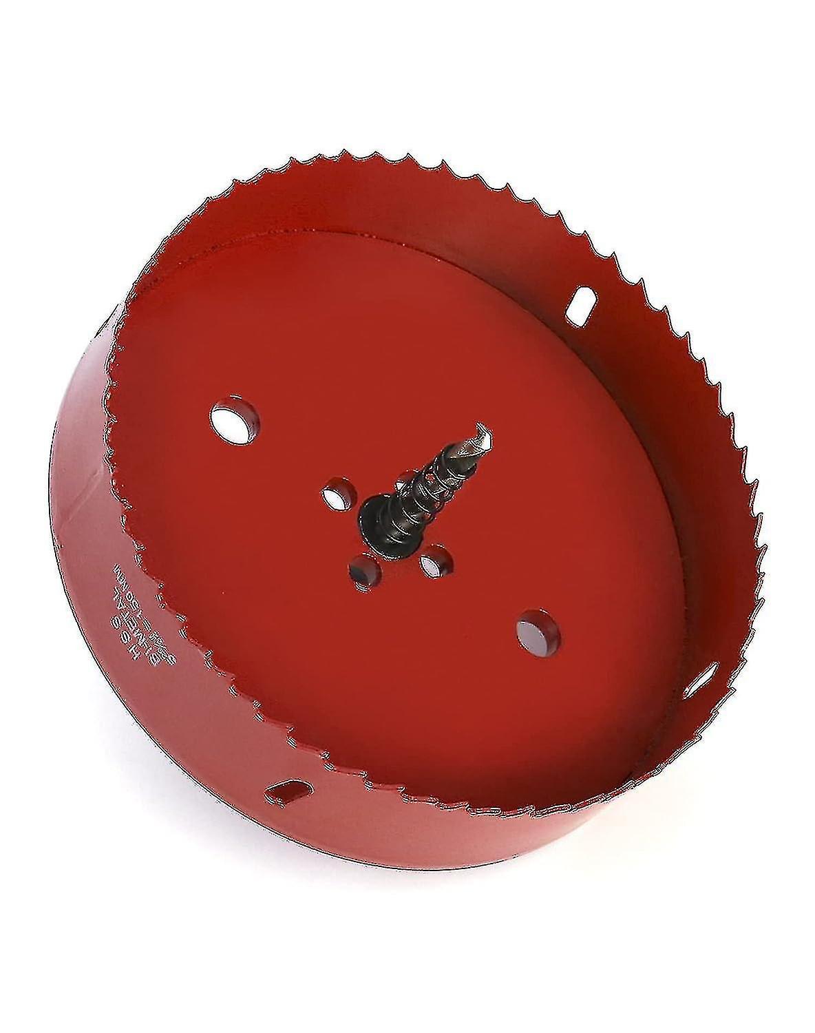 unbrand Bi-metal Hole Saw 150 Mm, Hss M42 High Speed Steel, With Hexagonal Shank And Drill Bit For Aluminium