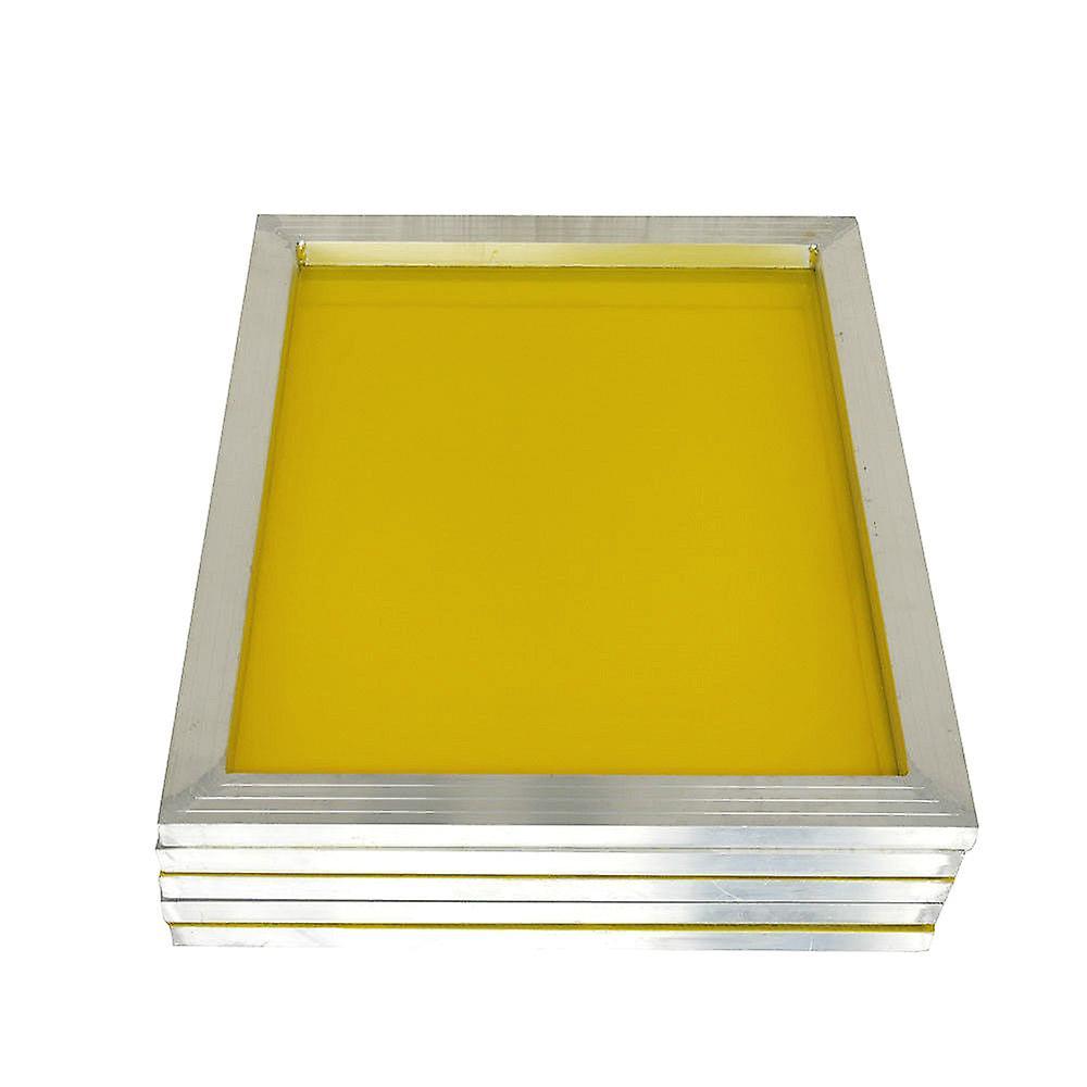 mickcara Aluminium 43*31cm screen printing frame stretched with white 120t silk print polyester yellow mesh for printed circuit board