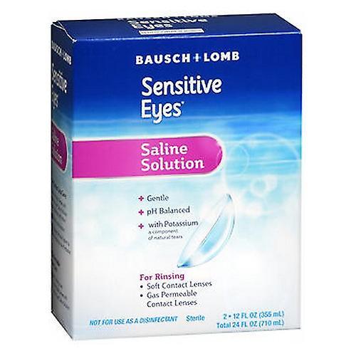 Bausch & Lomb Bausch + Lomb Gentle Sensitive Eyes Saline Solution, 24 Oz (Pack of 1)