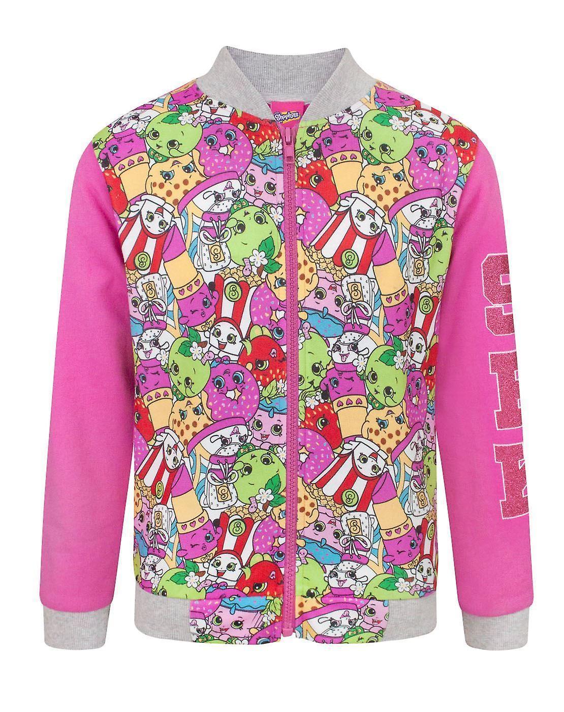 Shopkins Girls Bomber Jacket Pink 3-4 Years