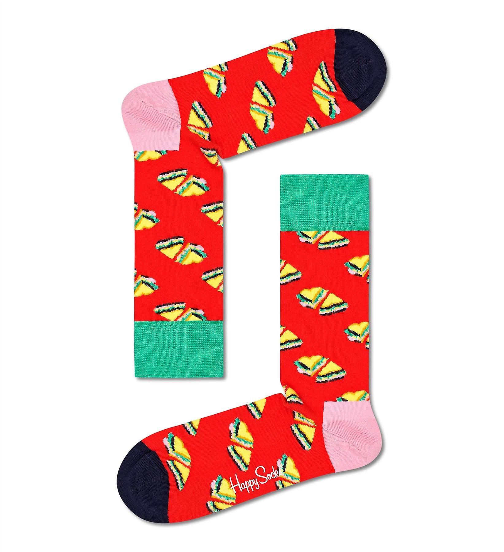 Happy Socks - Crew Socks (Size 41-46) ~ Love Sandwich Multi One Size