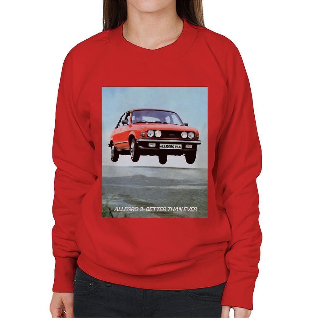 Austin Allegro 3 Better Than Ever British Motor Heritage Women's Sweatshirt Red XX-Large