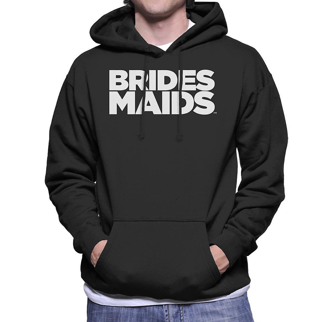 Bridesmaids Logo Bold Men's Hooded Sweatshirt Black XX-Large