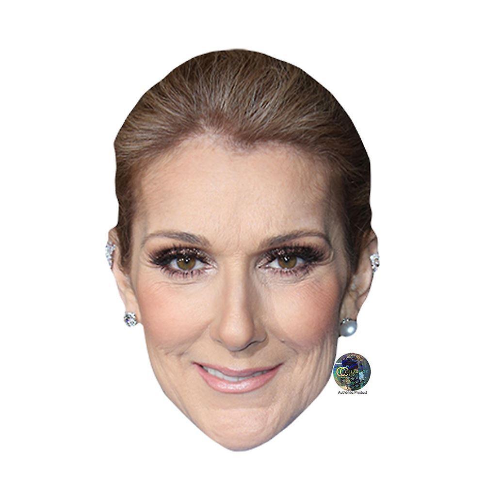 Celebrity Cutouts Celine Dion Celebrity Mask, Flat Card Face