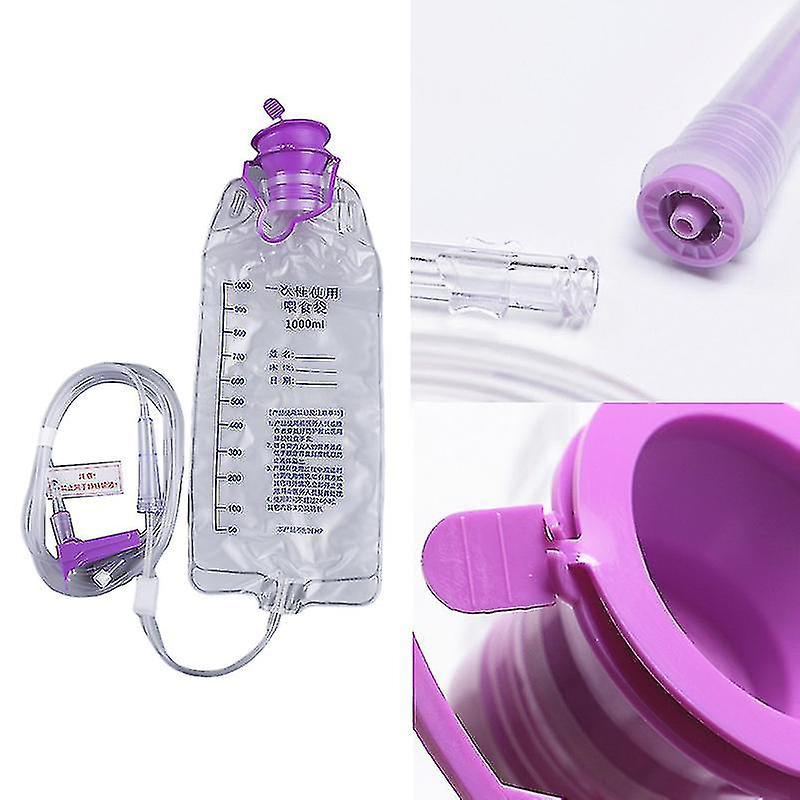 TIB Huamade 1000ml Medical Enteral Nutrition Supply Nasal Feeding Nutrient Gravity Pump Bag Shytmv