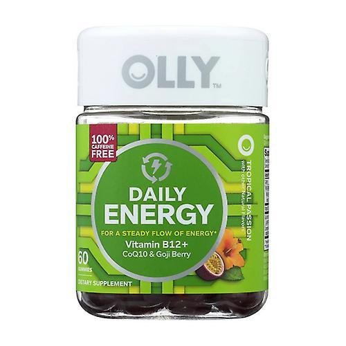 Olly Daily Energy Tropical Passion, 60 Gummies (Pack of 1)