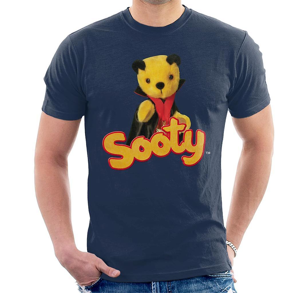 Sooty Halloween Vampire Men's T-Shirt Navy Blue X-Large