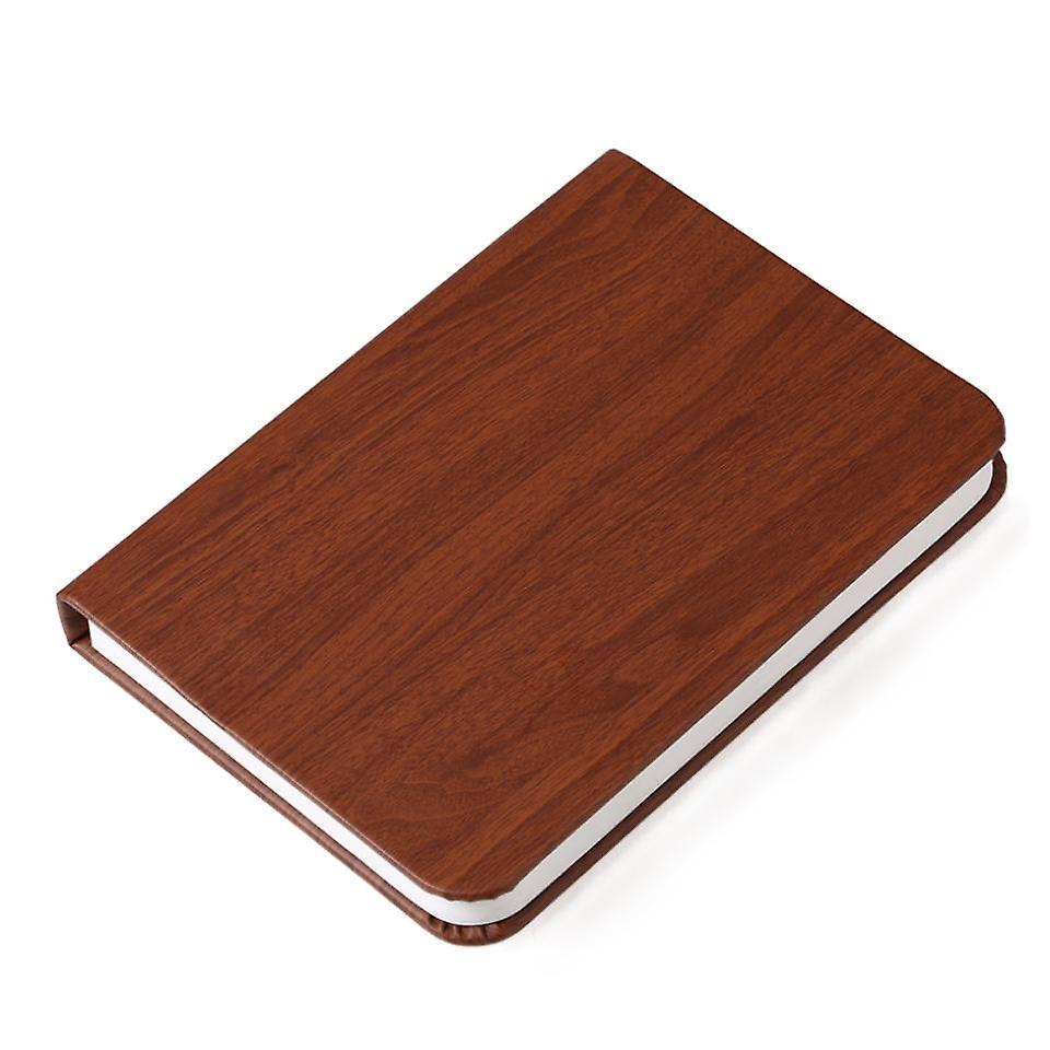 GreenZech Fordable night led book-light usb rechargeable magnetic 3 color Pu cover--brown 14.7x11x2.5cm