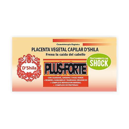 D'Shila Vegetable Placenta Plus Forte Shock 4 ampoules of 25ml