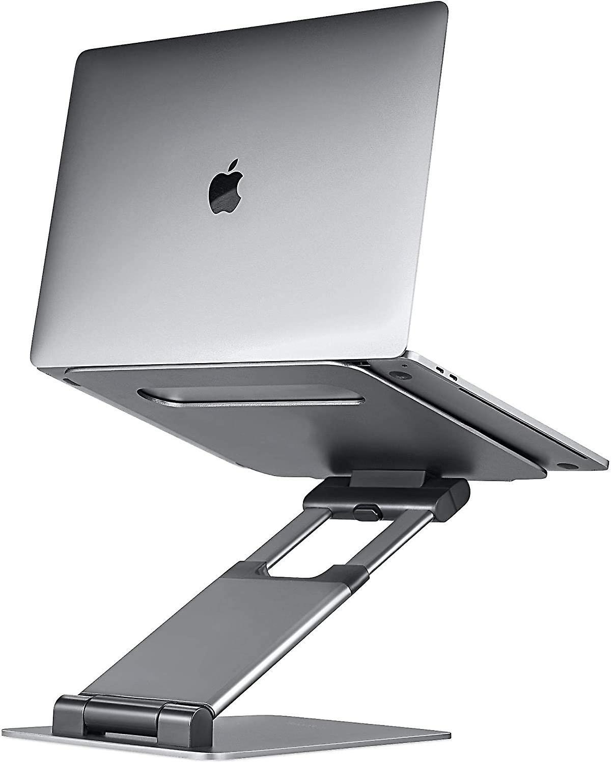 Ergonomic Laptop Stand For Desk, Adjustable Height Up To 20", Laptop Riser Computer Pulpit Stand For Laptop, Portable Laptop Stands, Fits Macbook, Lap