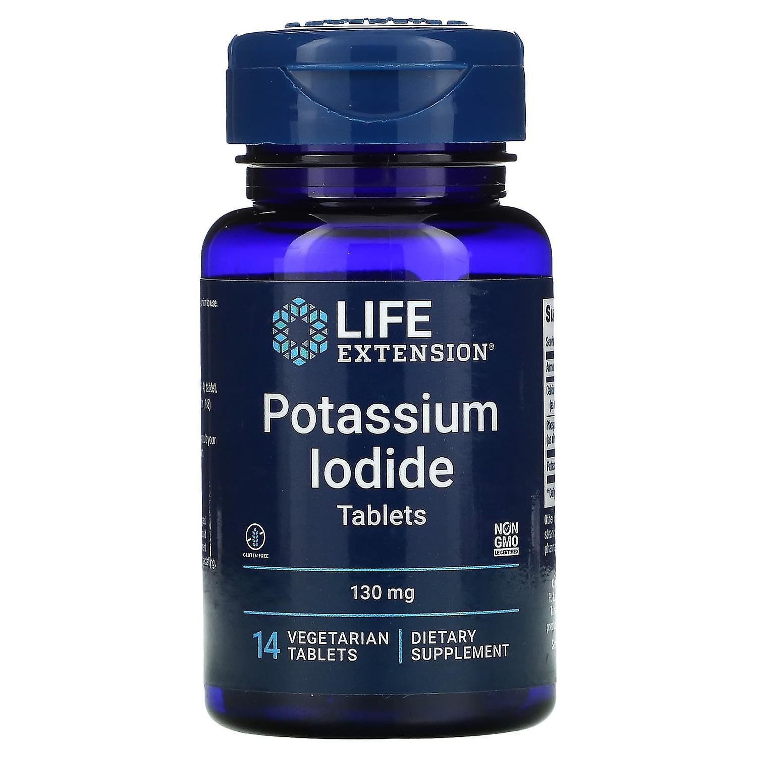 Life Extension, Potassium Iodide Tablets, 130 mg, 14 Tablets