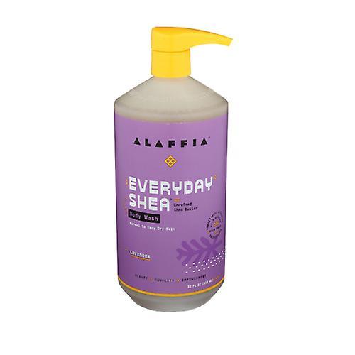 Alaffia Everyday Lavender Body Wash, 32 Oz (Pack of 1)