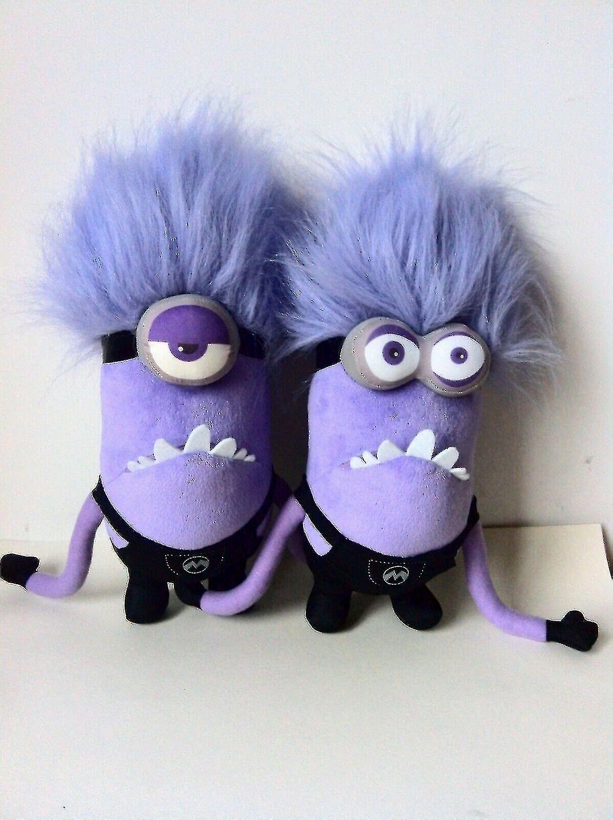 SML Minions Collection Despicable Me Purple Plush Toy Doll G 2pcs