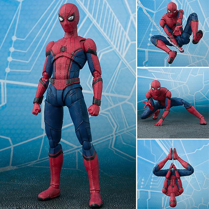 Fisheraw 15cm Spiderman Super Hero Doll Moveable Action Figure Kids Toys Collection Gift