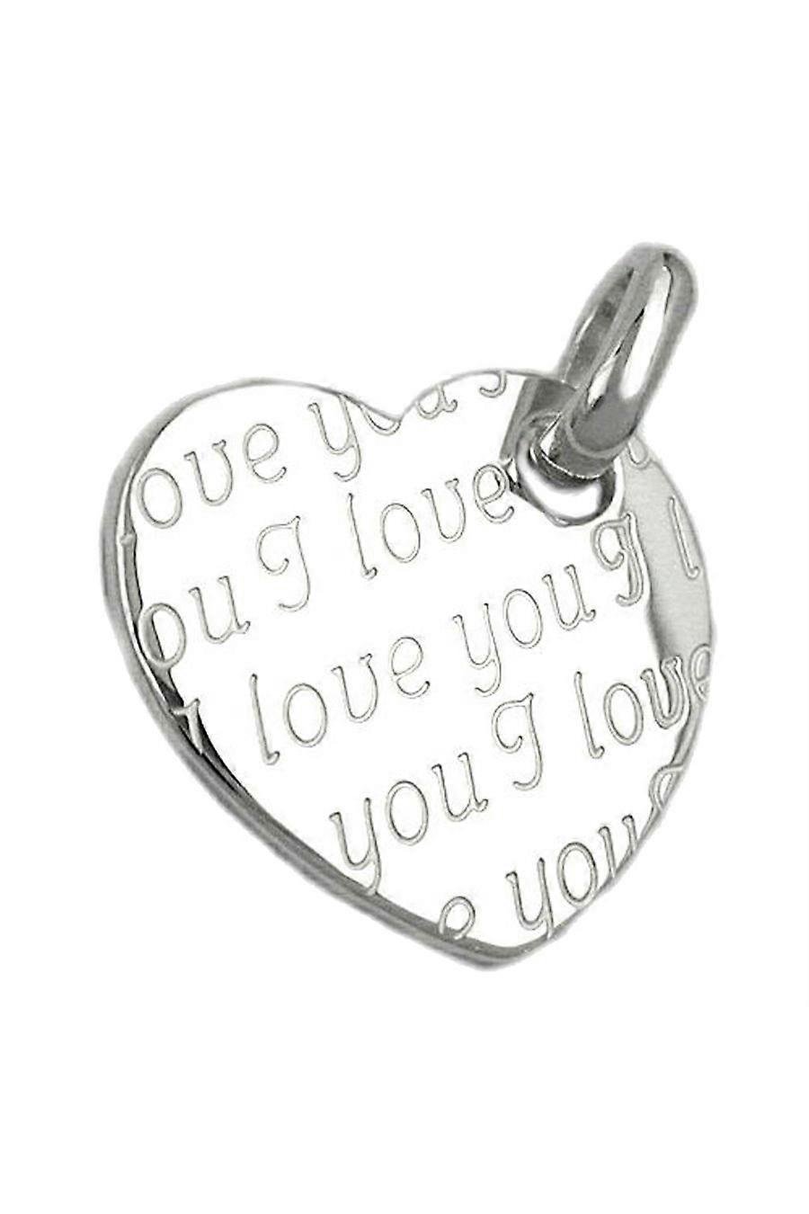 Gallay Pendant Heart I Love You Silver 925 - Gl92441