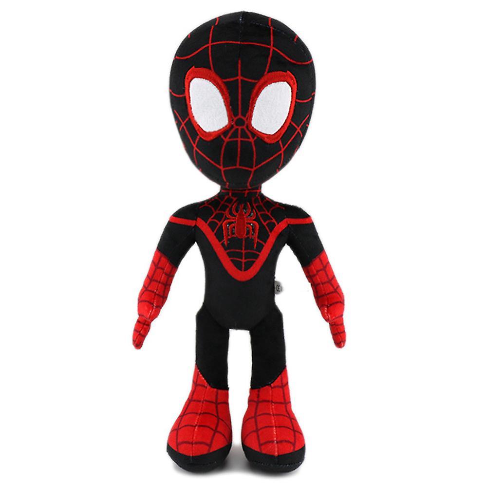 Bestdaily Spider-man And His Amazing Friends Soft Plush Toy Stuffed Doll Kids Gift Black