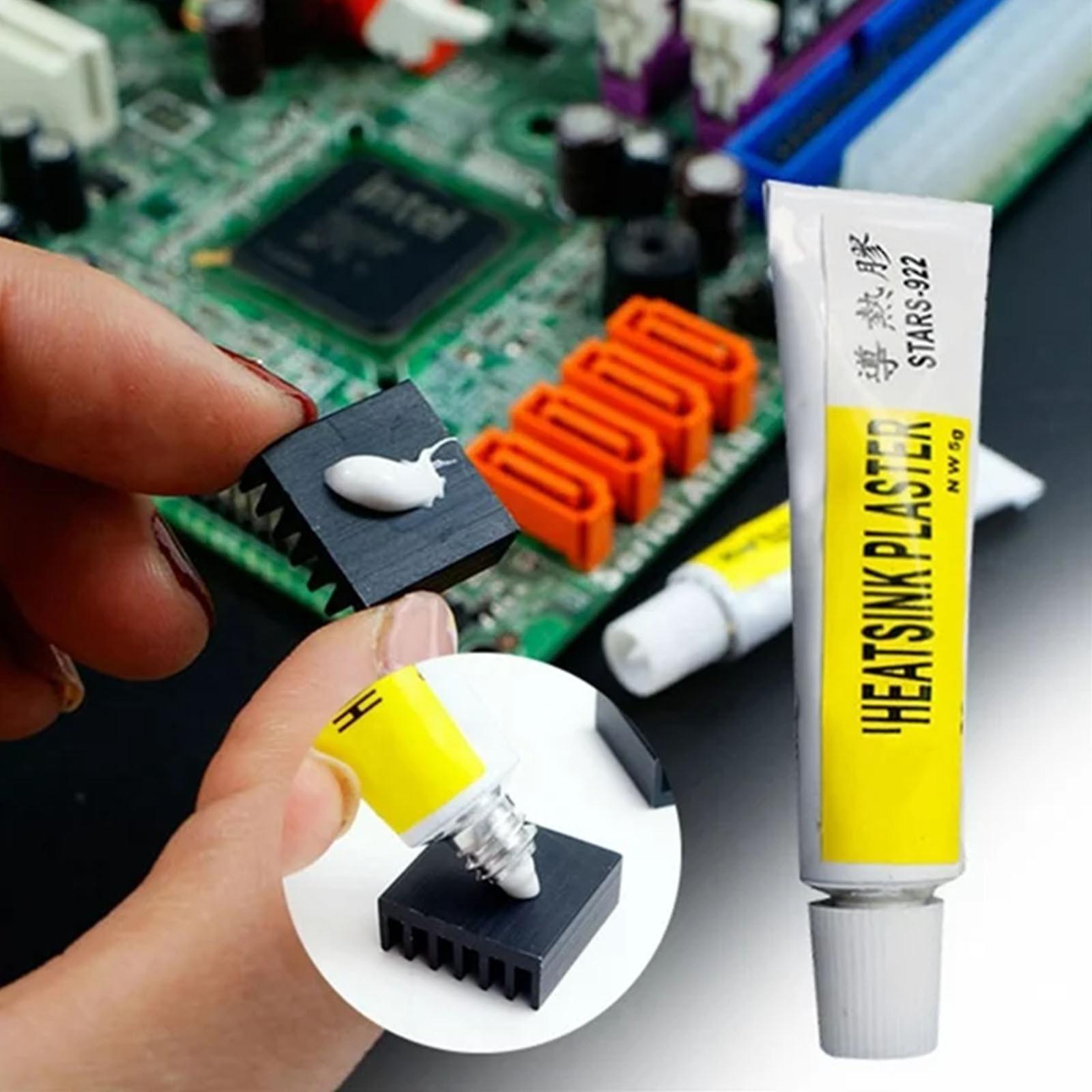 Kakanwo Clearance Thermal Adhesive Heatsink Conductive Plaster Adhesive Compound Glue Set 5G Multicolor Free Size